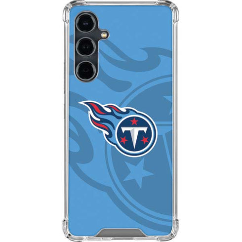 NFL Tennessee Titans Double Vision Galaxy S23 FE Clear Case