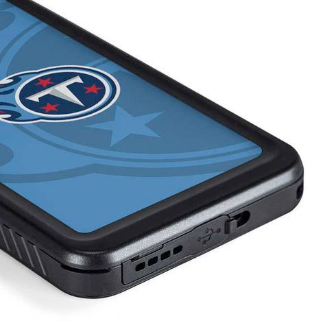 NFL Tennessee Titans Double Vision Galaxy S23 Waterproof Case