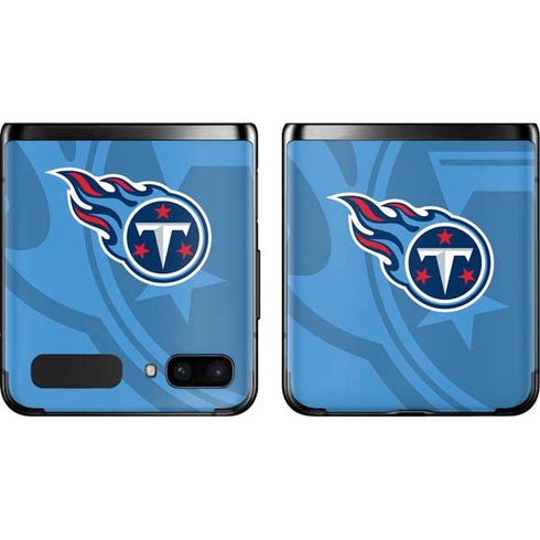NFL Tennessee Titans Double Vision Galaxy Z Flip Skin