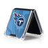 NFL Tennessee Titans Double Vision Galaxy Z Flip5 5G Clear Case