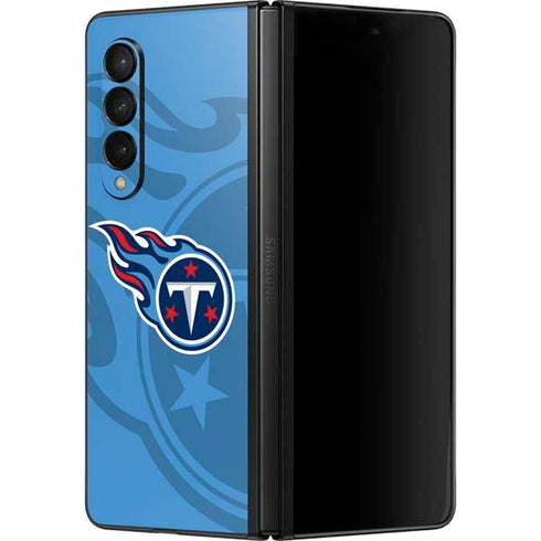 NFL Tennessee Titans Double Vision Galaxy Z Fold3 5G Skin