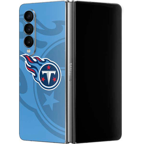 NFL Tennessee Titans Double Vision Galaxy Z Fold4 5G Skin