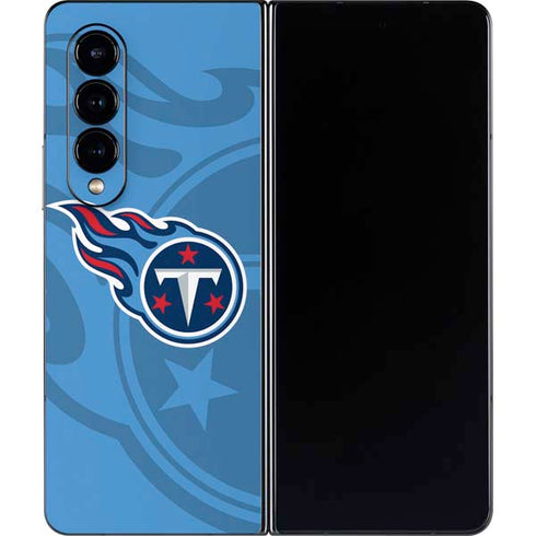 NFL Tennessee Titans Double Vision Galaxy Z Fold4 5G Skin