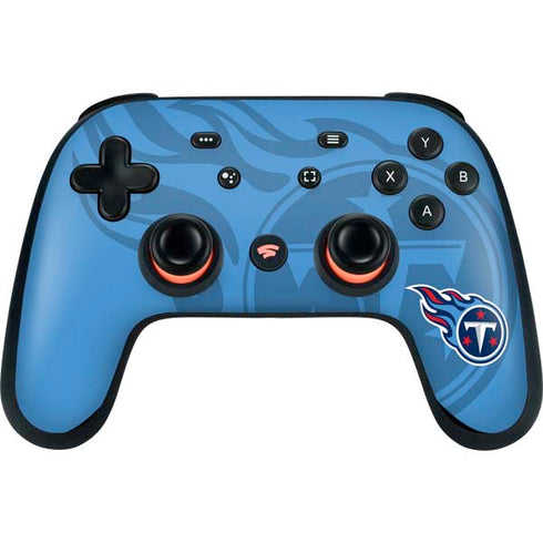 NFL Tennessee Titans Double Vision Google Stadia Controller Skin