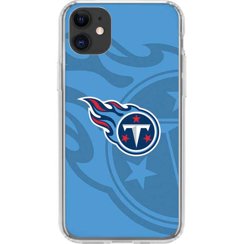 NFL Tennessee Titans Double Vision iPhone 11 Clear Case