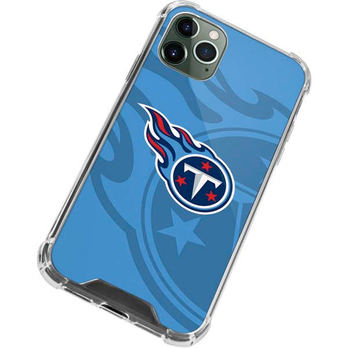 NFL Tennessee Titans Double Vision iPhone 11 Pro Max Clear Case