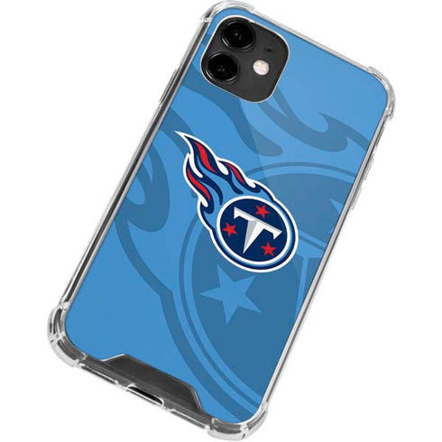 NFL Tennessee Titans Double Vision iPhone 12 Clear Case