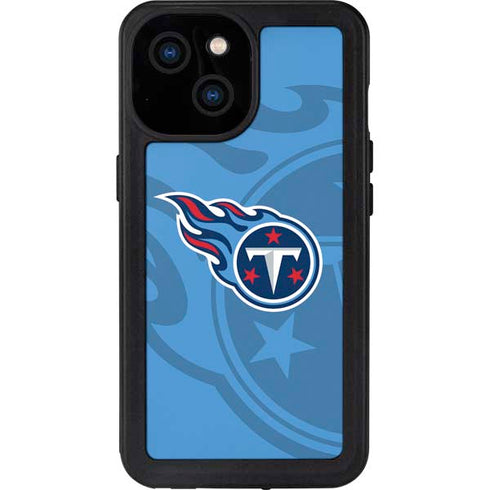 NFL Tennessee Titans Double Vision iPhone 13 Mini Waterproof Case