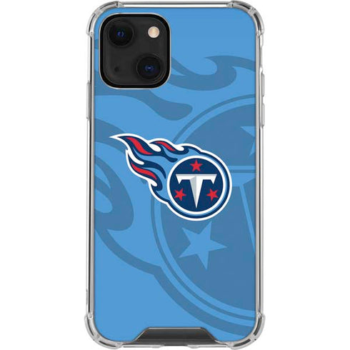 NFL Tennessee Titans Double Vision iPhone 14 Plus Clear Case