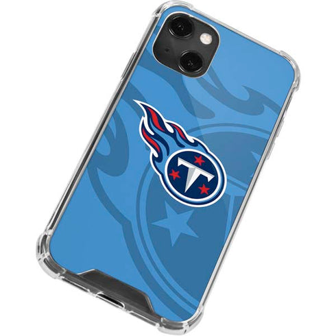 NFL Tennessee Titans Double Vision iPhone 14 Plus Clear Case
