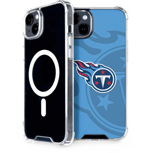 NFL Tennessee Titans Double Vision iPhone 15 Plus MagSafe Case