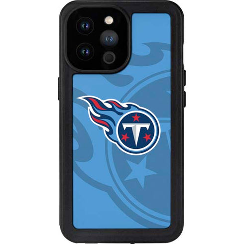 NFL Tennessee Titans Double Vision iPhone 14 Pro Max Waterproof Case