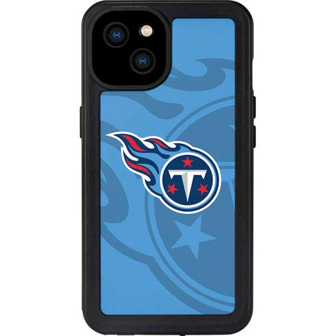 NFL Tennessee Titans Double Vision iPhone 15 Plus Waterproof Case