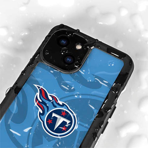 NFL Tennessee Titans Double Vision iPhone 15 Waterproof Case