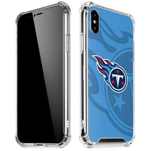 NFL Tennessee Titans Double Vision iPhone X/XS Clear Case