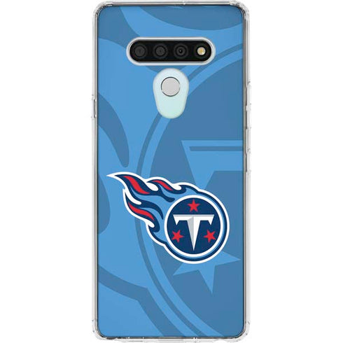 NFL Tennessee Titans Double Vision LG Stylo 6 Clear Case