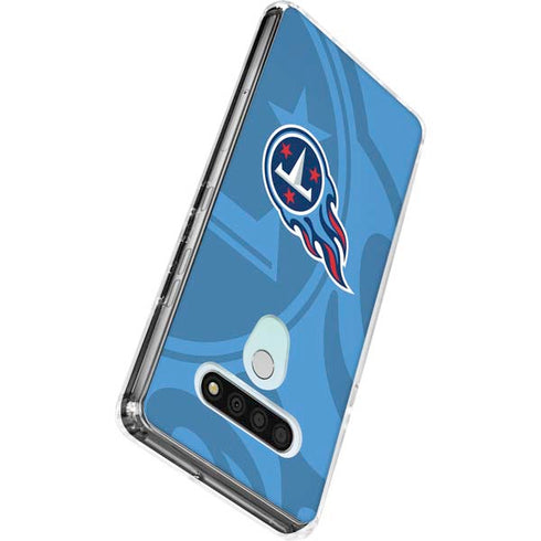 NFL Tennessee Titans Double Vision LG Stylo 6 Clear Case