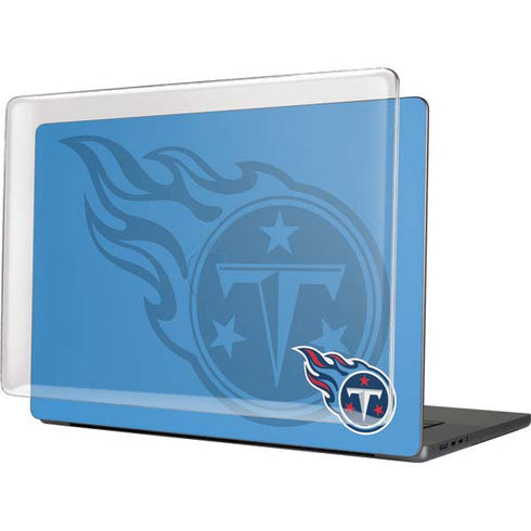 NFL Tennessee Titans Double Vision MacBook Pro 16in (2021-25) Case plus Skin