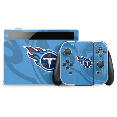NFL Tennessee Titans Double Vision Nintendo Switch OLED (2021) Skin
