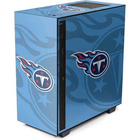 NFL Tennessee Titans Double Vision NZXT H510 Compact ATX Mid-Tower Case Skin