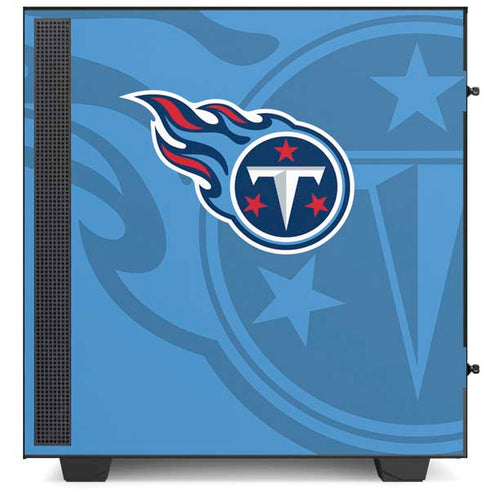 NFL Tennessee Titans Double Vision NZXT H510 Compact ATX Mid-Tower Case Skin