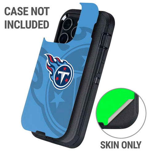 NFL Tennessee Titans Double Vision Otterbox Defender iPhone Skin