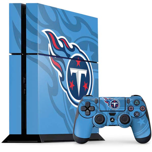 NFL Tennessee Titans Double Vision PS4 Console and Controller Bundle Skin