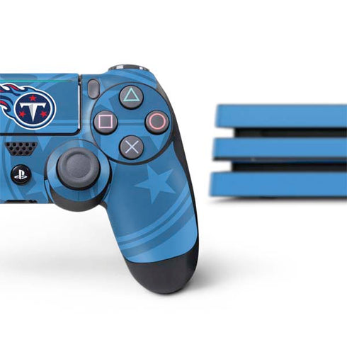 NFL Tennessee Titans Double Vision PS4 Pro Bundle Skin
