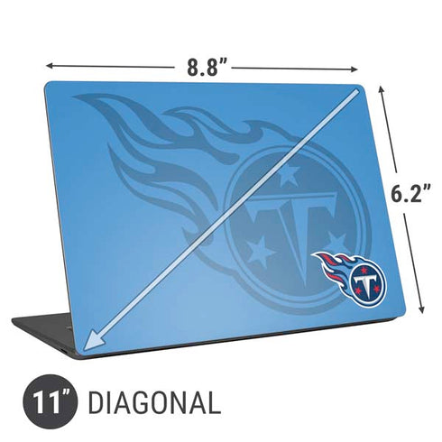 NFL Tennessee Titans Double Vision Universal Laptop 11in (8.8 x 6.2in) Skin
