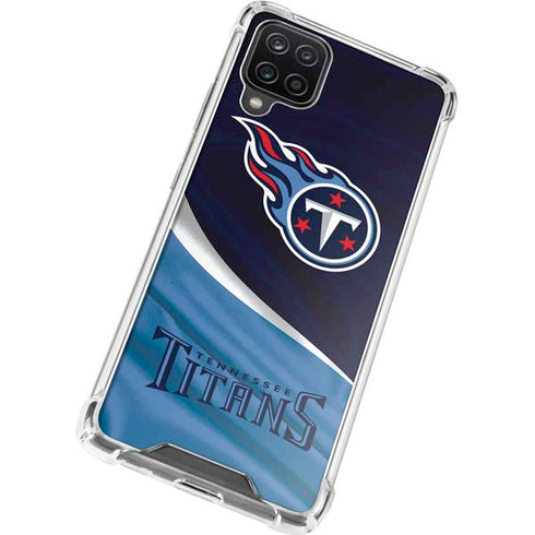 NFL Tennessee Titans Galaxy A12 Clear Case