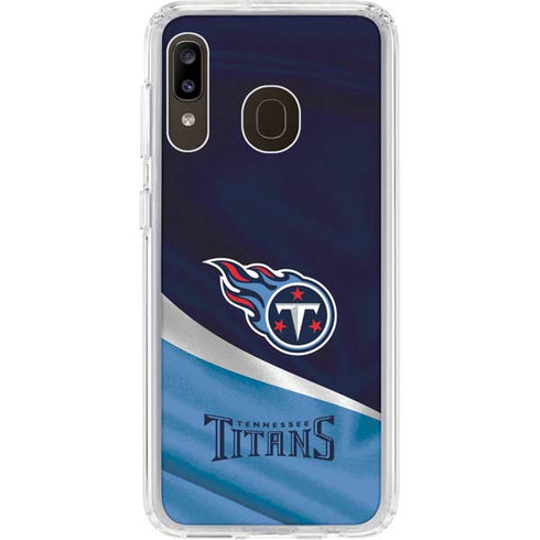 NFL Tennessee Titans Galaxy A20 Clear Case