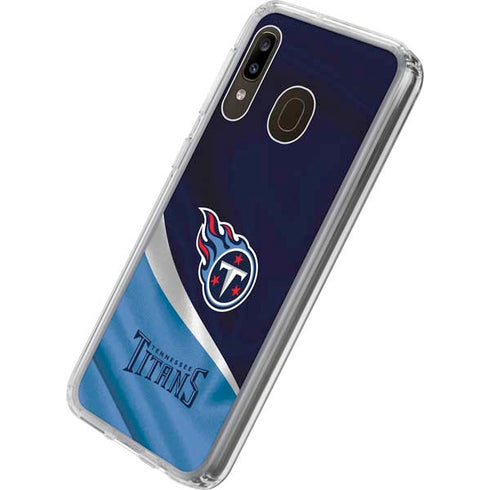 NFL Tennessee Titans Galaxy A20 Clear Case