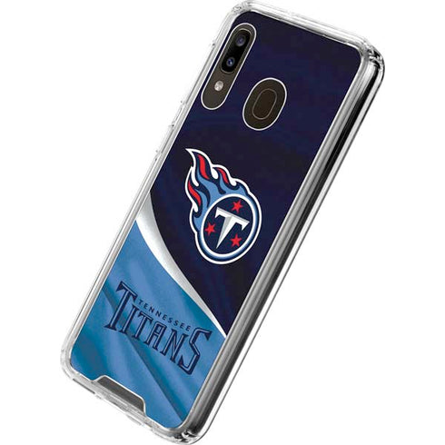 NFL Tennessee Titans Galaxy A30 Clear Case