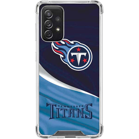 NFL Tennessee Titans Galaxy A72 5G Clear Case