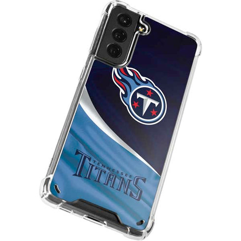 NFL Tennessee Titans Galaxy S21 Plus 5G Clear Case