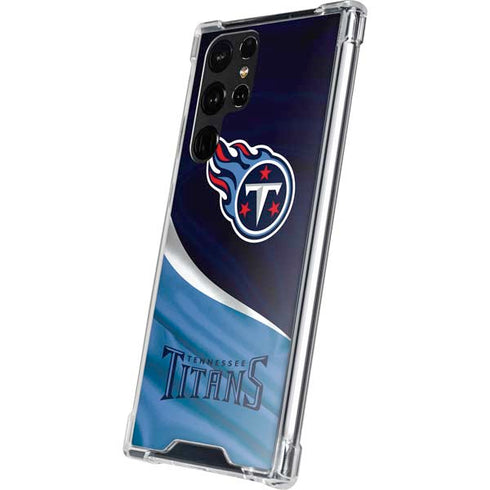 NFL Tennessee Titans Galaxy S22 Ultra Clear Case