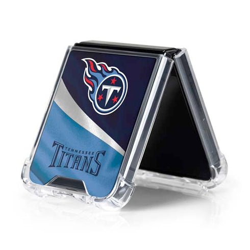 NFL Tennessee Titans Galaxy Z Flip5 5G Clear Case