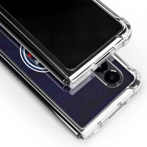 NFL Tennessee Titans Galaxy Z Fold4 5G Clear Case