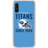 NFL Tennessee Titans Helmet Galaxy A10e Clear Case