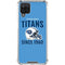 NFL Tennessee Titans Helmet Galaxy A12 Clear Case