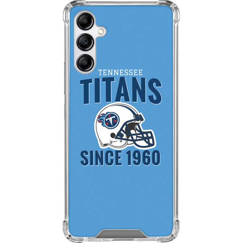 NFL Tennessee Titans Helmet Galaxy A14 5G Clear Case