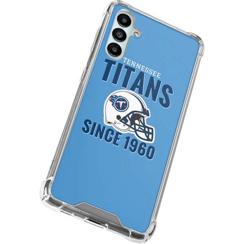 NFL Tennessee Titans Helmet Galaxy A14 5G Clear Case