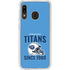 NFL Tennessee Titans Helmet Galaxy A20 Clear Case