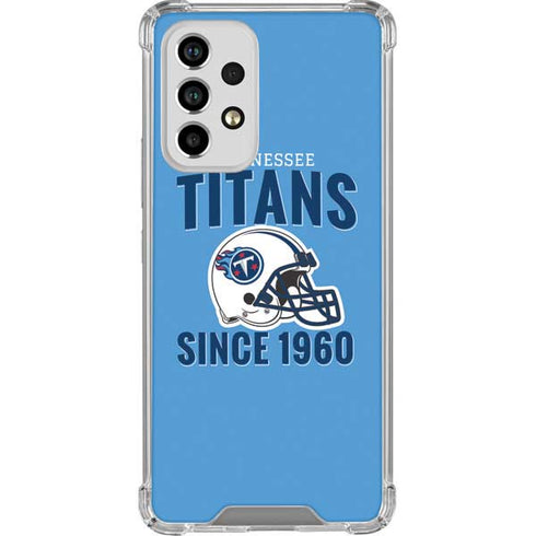 NFL Tennessee Titans Helmet Galaxy A53 5G Clear Case