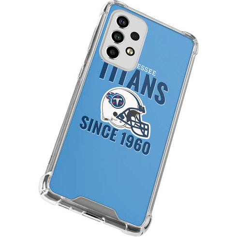 NFL Tennessee Titans Helmet Galaxy A53 5G Clear Case