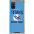 NFL Tennessee Titans Helmet Galaxy A71 5G Clear Case