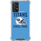 NFL Tennessee Titans Helmet Galaxy A72 5G Clear Case
