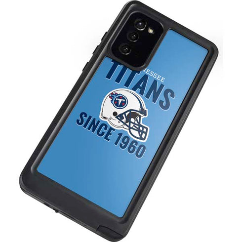NFL Tennessee Titans Helmet Galaxy Note20 5G Waterproof Case