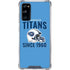 NFL Tennessee Titans Helmet Galaxy S20 FE Clear Case