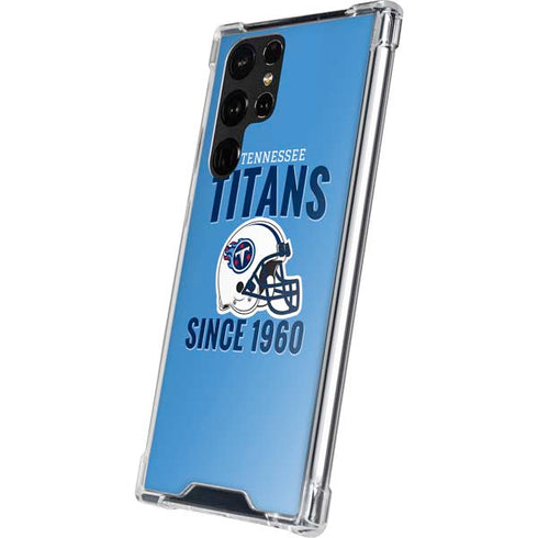 NFL Tennessee Titans Helmet Galaxy S22 Ultra Clear Case
